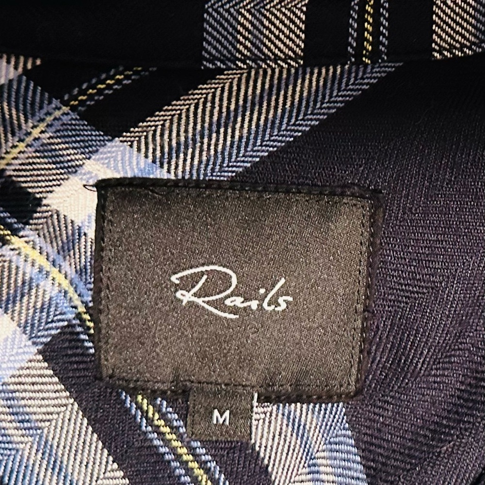 Rails Blue Plaid Shirt